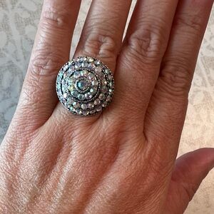 NEW! Art Deco CZ Stretch Cocktail Band